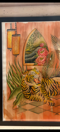 Naked Lady and Tiger scene Original