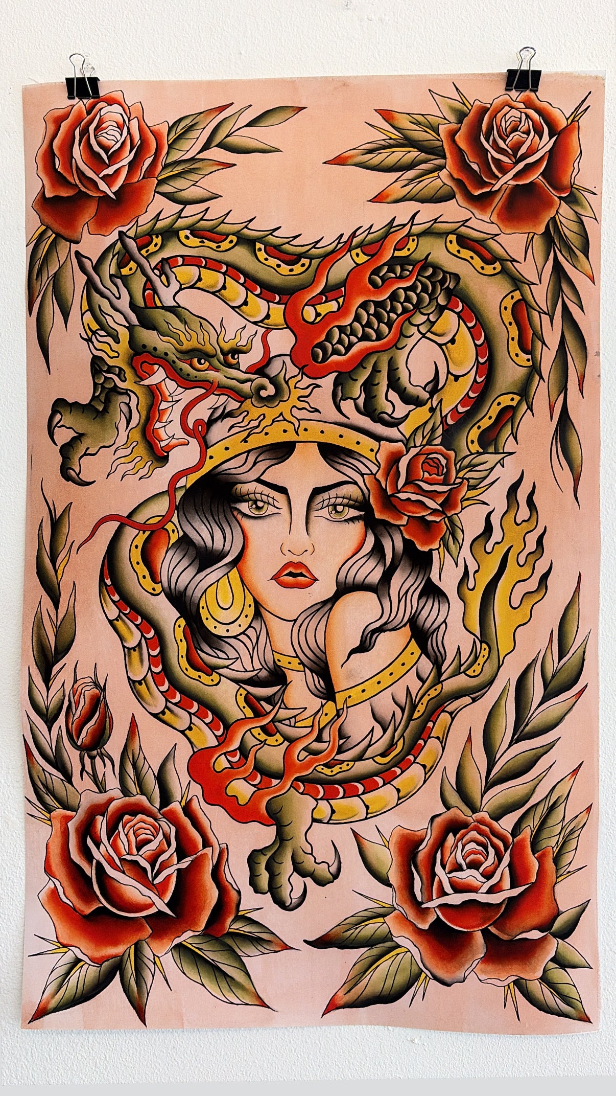 Dragon lady Print